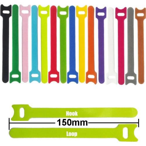 Velcros cable ties VelcroS Adhesive Fastener Tape Magic Hooks Loop stick bulckle Belt Bundle Wire Line Velcroing Strap cord