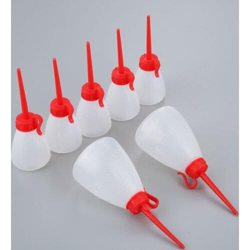 5/2Pcs 60ml 180ml Long Mouth Plastic Oiler Empty Bottle Domestic Industrial Sewing Machines Household Appliances Refueling Tools