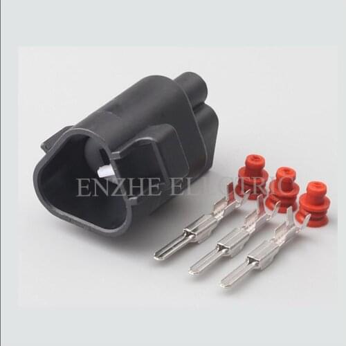 50SET 6188-0099 car male cable connector terminal 3 pin connector automotive Plug socket wire cable connector DJ7035Y-2.2-111