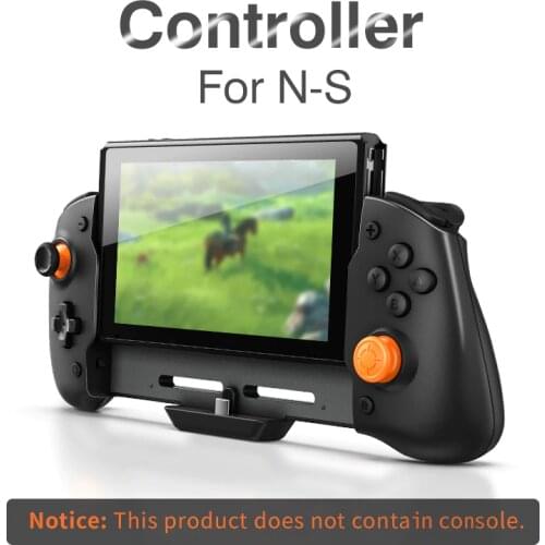 6-Axis Double Motor Handle Grip Controller Gamepad PD Fast Charge Ergonomic Joystick Pad Pro for Nintend Switch Handheld