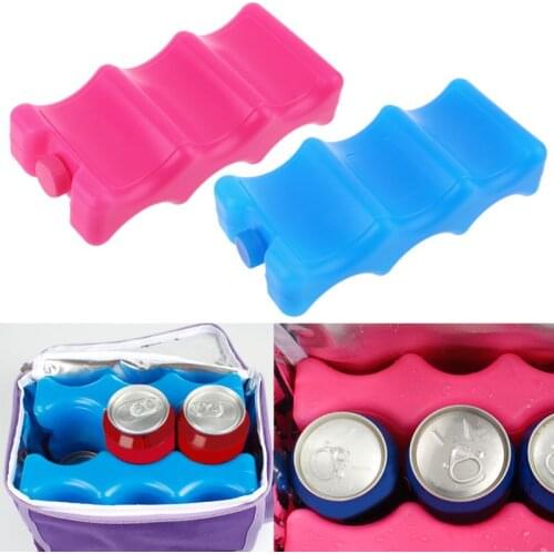 600ml Reusable Ice Brick Ice Block Ice Pack Cooler Milk Storage For Cooler Bag Y4QA