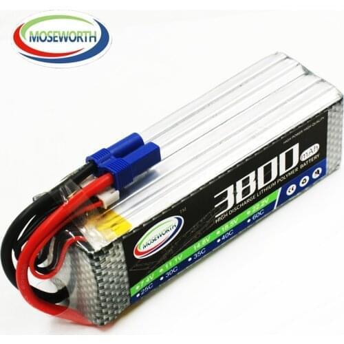 6S RC LiPo Battery 22.2V 3800mah 30C-60C For RC Airplane Helicopter Quadrotor Drone Car Boat Rechargeable Batteries LiPo 6S