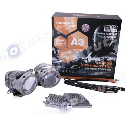 AOZOOM pair projectors lenticular LED A3 with ECUs 3 inch