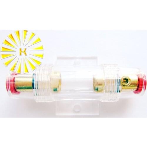 FREE SHIPPING 5PCS x Waterproof Fuse Holder For Car Audio 10*38mm Gold Plated AGU Fuses