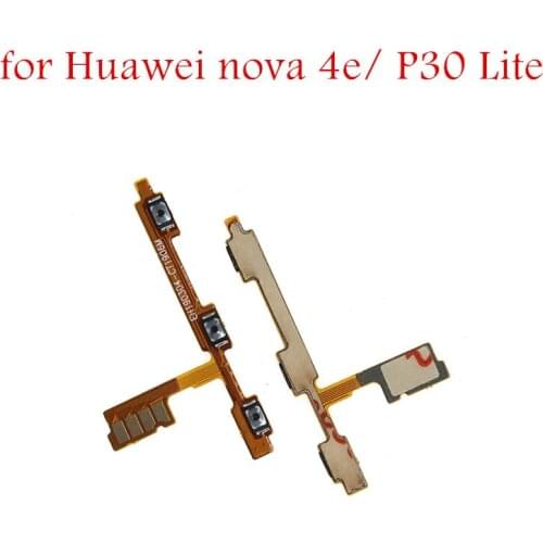 For Huawei nova 4E/ P30 Lite Power Volume Side Key button Flex Cable On Off Switch Flex Cable Replacement Repair Parts
