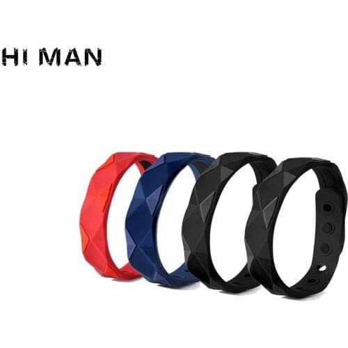 4 Colors Simple Environmental Protection Anion Silicone Bracelet Men Women Fashion Basketball Sports Wristband Couple Bracelets