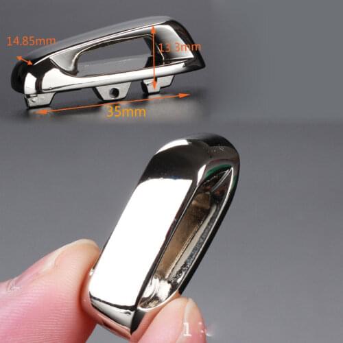 Car Remote Key Chain Metal Cover Keyless Top Head Base for Volkswagen for VW Golf 7 MK7 GTI Touran 2016 Octavia A7 2015 2016