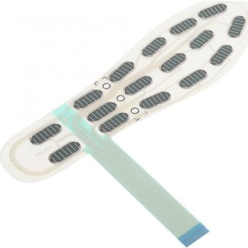 Film Foot Pressure Sensor High Accuracy Flexible 16 Sensing Area IP67 Waterproof Film Pressure Mat Sensor