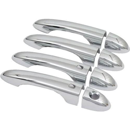 Chrome Styling Door Handle Cover With Keyless Cutout for Jeep Cherokee (KL) 2014-2018