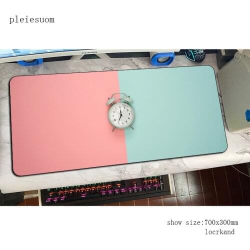 Clock mousepad cute gaming mouse pad big gamer mat 800x300mm game computer desk padmouse keyboard pc large play mats