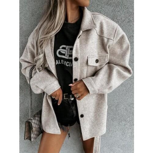 Женские пальто с воротником LENGONI China At AliExpress