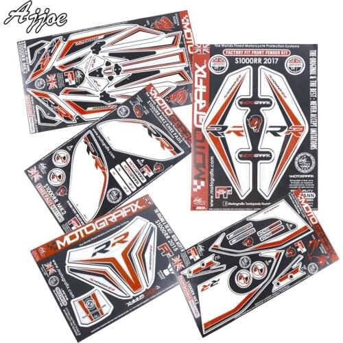 For BMW S1000RR 2015-2018 Motorcycle Tank Pad Anti slip Tank Pad Front Fairing Paint Protector Front Fender Kit Rear Seat Pad