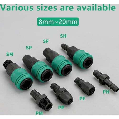1PC NEW Type Pneumatic fittings Air Compressor Hose Quick Coupler Plug Socket Connector C Type Quick Connector
