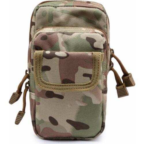 Outdoor Utility Tactical Molle Belt Waist Pack Bag Military Phone Case Holder Men Running Camping Hunting EDC Accessories Pouch