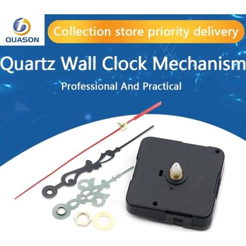 Professional And Practical Quartz Wall Clock Movement Mechanism DIY Repair Tool Parts Kit with Red Hands