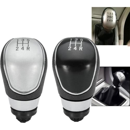 5 Speed Gear Shift Head Gear Shift Lever Chrome Gaiter Boot Cover For Ford Focus MK2 Focus MK3/Fiesta MK7/Mondeo MK4 Transit