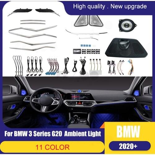 For BMW 3 Series G20 2020-2021 Saddle light New Ambient Light LED Decorative Trims With Colorful Atmosphere