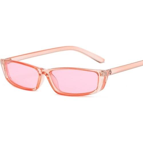 Unisex Solid Color Sun Glasses Retro All-match Stylish Anti UV Lightweight Square Eyeglasses