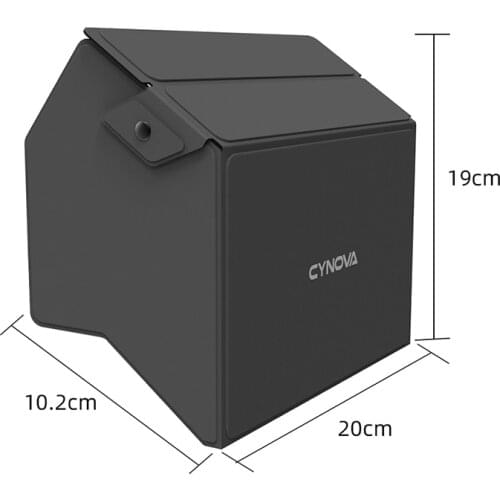 CYNOVA Phone Sun Hood for DJI Mavic Air 2 Drone Remote Controller Foldable Smartphone Sunshade Portable Display Cover Accessory