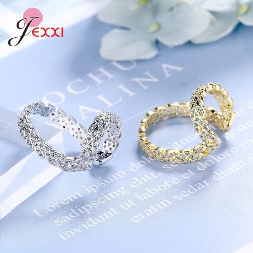 Fashion Exquisite 925 Sterling Silver Ear Cuff For Women Cubic Zircon Clip On Earrings Earcuff Without Piercing Earrings Jewelry