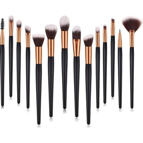 14Pcs Makeup Brushes Professional Cosmetic Powder Eye Shadow Foundation Blush Blending Beauty Make Up Brush