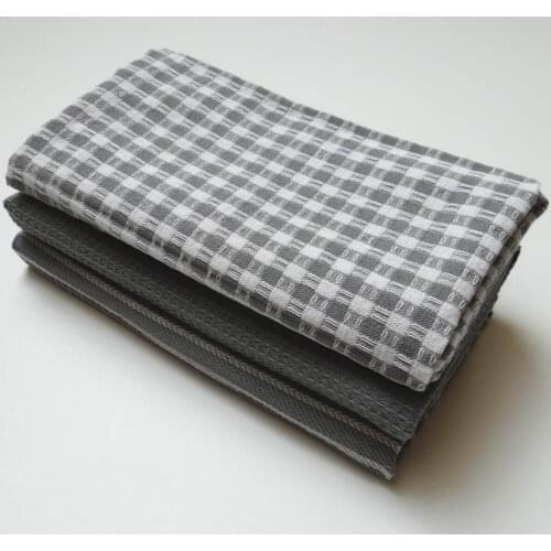 3pcs/set 45x65cm Table Napkin Cotton Cloth Handkerchief Towel Dinner Cup Mat For Home Wedding Kitchen Dish Pad