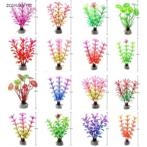 5-12CM Aquarium Artificial Plants Fish Tank Decoration Water Grass Decor View Decorations Aquarium Home Decoration Accessories