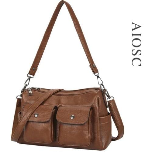 Женские черные сумки AIOSC China At AliExpress