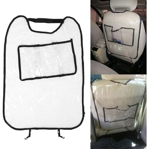 Car Anti-dirty Pad Auto Seat Back Protector Cover Dustproof Mat Storage Bag Kick For Children Kids Hanging Bag Portable Pocket