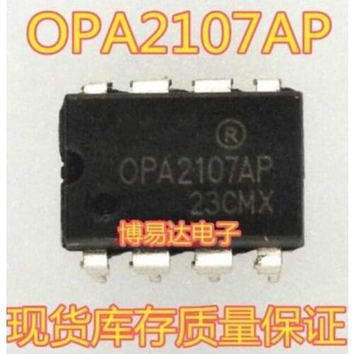 Free shipping 20PCS OPA2107AP OPA2107 DIP8