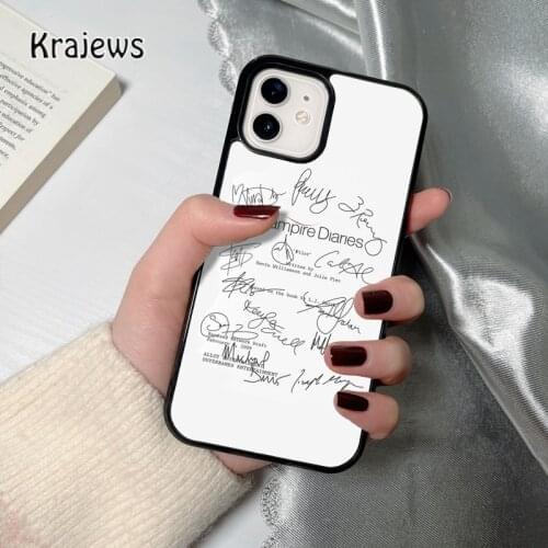 Krajews The Originals Vampire Diaries coque Phone Case for iPhone 12 mini 5 6S 7 8 PLUS X XS XR 11 PRO MAX SE 2020 Cover