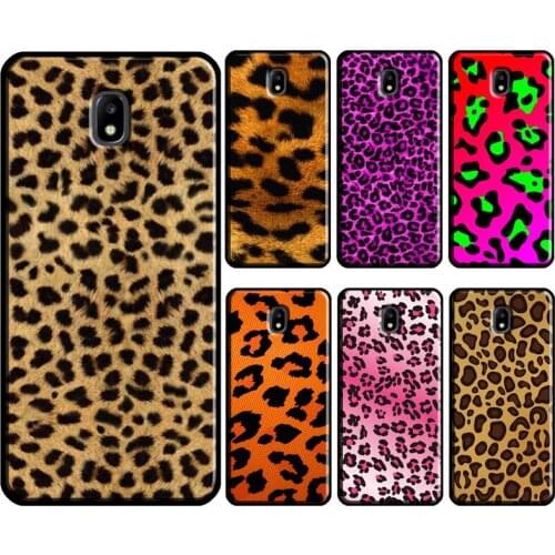 Neon Leopard Pattern Print For Samsung Galaxy A3 A5 2017 J3 J7 J5 2016 J4 J6 J8 A6 A8 Plus J2 Core 2018 Phone Cover