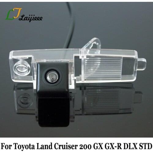 For Toyota Land Cruiser 200 GX GX-R DLX STD J200 Spare Wheel On Rear Door Or Rear Door Double Version / HD Auto Rearview Camera
