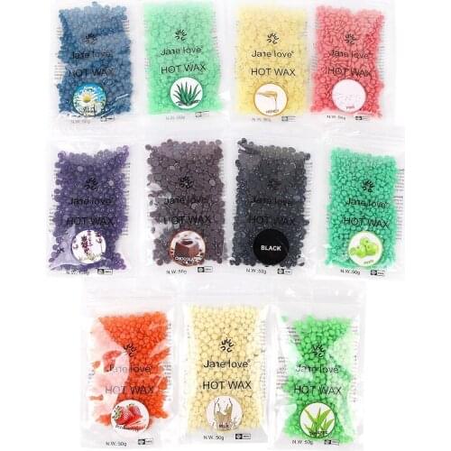 50g Depilatory Hard Wax Pellet Brazilian Beans Body Beauty Hair Removal No Strip Waxing Beads Legs Epilation DropShipping