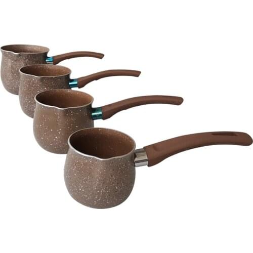 Single Handle Anti-scalding Coffee Pot Non-stick Pan Mini Milk Pot B1