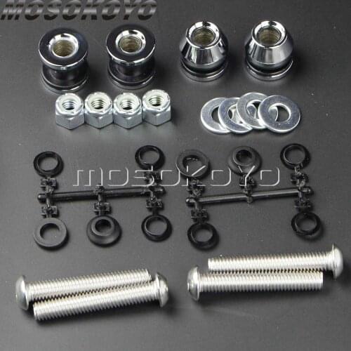 Sissy Bar Mounting Hardware Kit Detachable Luggage Backrest Docking Hardware Kit for Harley Softail FX/FL FLST/N 2003-2017