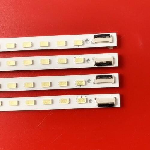 4 PCS/set LED strip for Sony KDL-55NX720 KDL-55HX72D LTY550HQ03 LJ64-02894A LJ64-02893A SLED_2011SLS55_EQL_R L 60