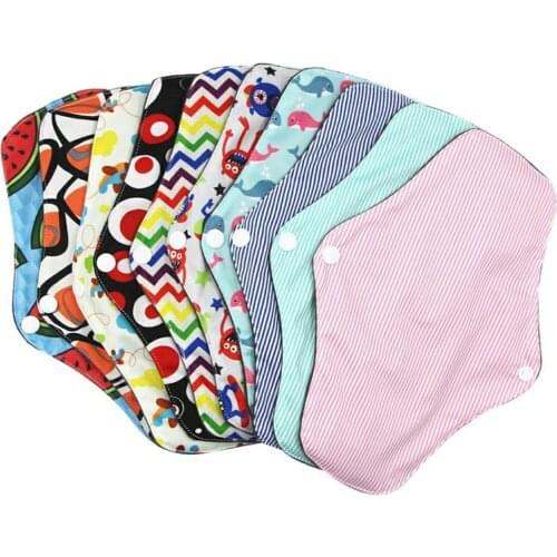 Washable Sanitary Towel Cloth Menstrual Pads Reusable Sanitary Pad Matrenity Nursing Towel Cloth Absorbent Menstrual Pads
