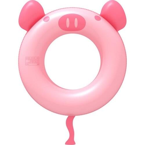 New Cartoon Animal Shaped Kids Inflatable Swimming Ring Kids Adult Swim Ring Pool Tube Swimming Circle Pool Toys 70cm