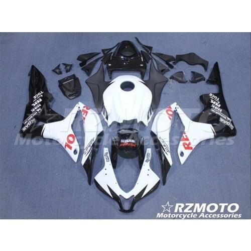 New ABS Motorcycle Fairing Fit For Honda CBR600RR F5 2007-2008 Bodywork Injection Mold Black White