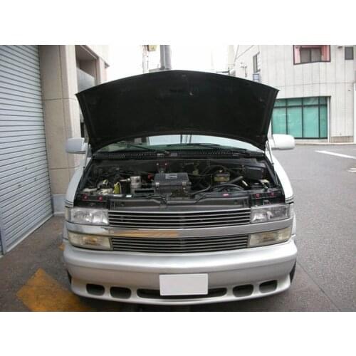 For 1995-2005 CHEVROLET ASTRO Front Bonnet Hood Modify Gas Struts Carbon Fiber Spring Damper Lift Support Absorber