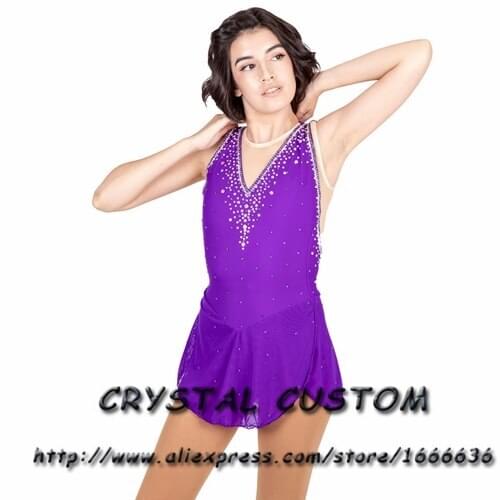 Custom-made Girls Figure Skating Dress New Brand Ice Skating Dresses For Competition DR4818