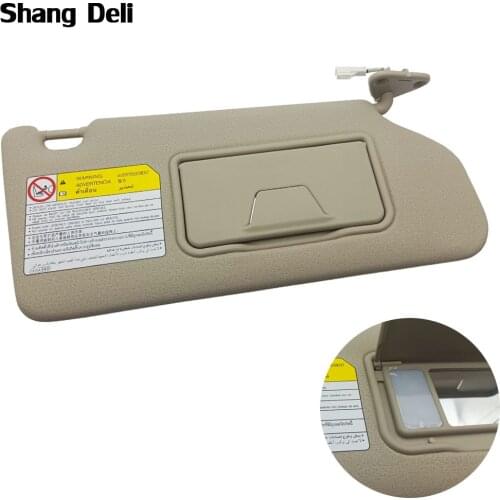 Right Side Sun Visor Sunshield Sunvisor Shield Shade Board With Mirror Light For Mitsubishi Outlander