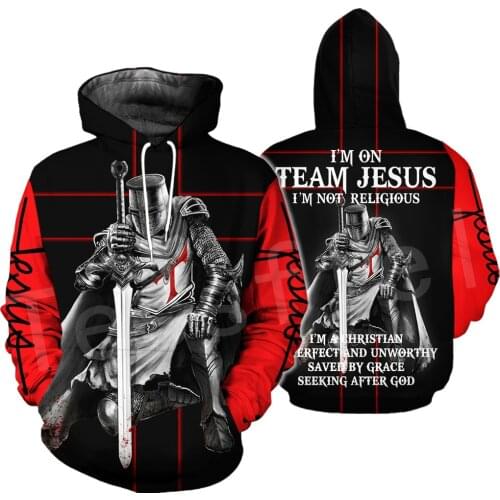 Tessffel Knights Templar Armor Pullover Streetwear Harajuku Pullover 3DfullPrint Zipper/Hoodie/Sweatshirt/Jacket/Mens Womens s13