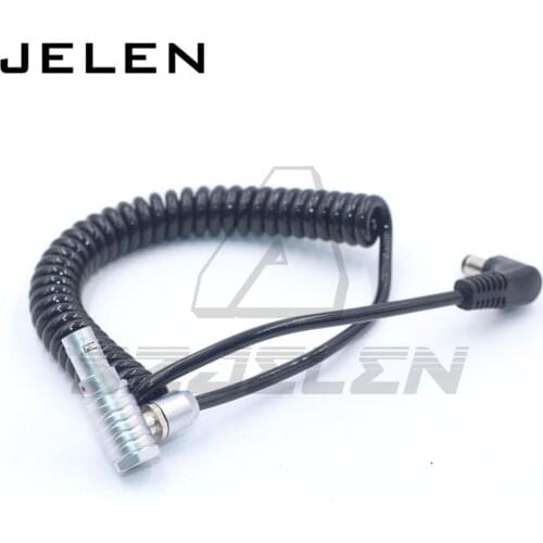 Connector Right Angle 0b 2pin to DC 5.5x2.5mm Cable for DSLR Rig Power V-Mount Anton ,Monitor power cable