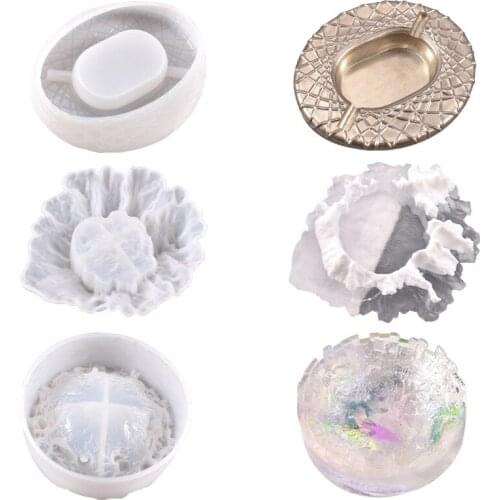 Silicone Mold Ashtray Resin Mold Mold For DIY Resin UV Crystal Epoxy Crafts Crystal Ashtray Home Decoration