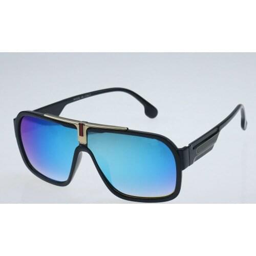 Fashion New Sunglasses One-piece glasses Vintage Men Square Sun glasses UV400 driving eyewear gafas de sol shades