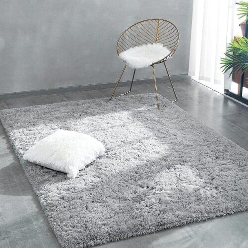Modern Fluffy Area Rugs Soft Shaggy Plush Long Fur Rug for Room Non-Slip Play Mats Cute Indoor Floor Carpet Home Decor Carpet