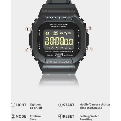 RGTOPONE Smart Electronic Watch Call Reminder Outdoor Step counter Sports Watch Colorful Digital Wristwatch for Women Girls