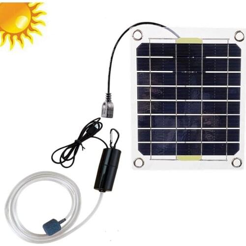 Solar Solar Powered Water Air Pump Pool Waterproof For Pool Pond Fish Tank Aquarium Oxygenator Pond Air Oxygen Pump Aerator